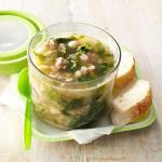 American Sausage and Cannellini Bean Soup Appetizer