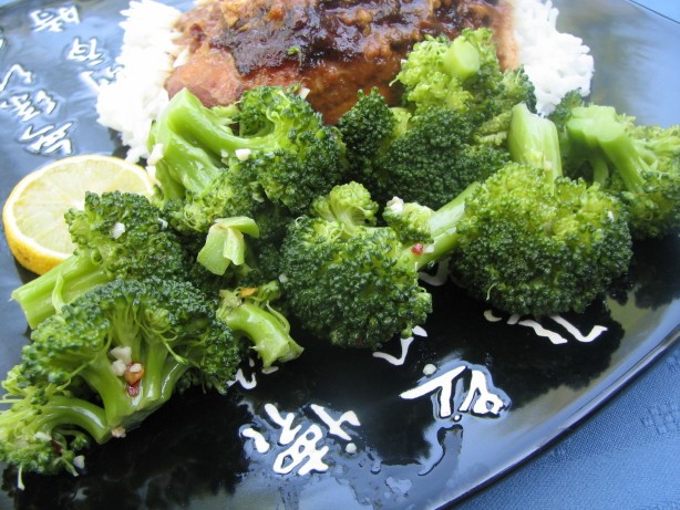 Chinese Microwave Lemon Garlic Broccoli Appetizer