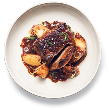 American Short Ribs in Gingered Plum Sauce Recipe Dessert