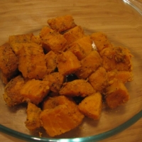 Afghan Baked Sweet Potato with Spices Shakarkand Chat Dinner