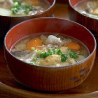 Pork and Leek Miso Soup Tonjiru recipe
