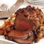 American Roast Veal with Crispy Thyme and Fennel Seeds Dessert