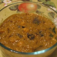 Indian South Indian Style Eggplant Curry Appetizer