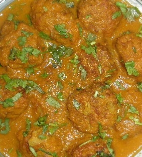 Iraqi Soya Kofta Curry Appetizer