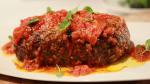American Meat Loaf with Tomato Sauce Appetizer