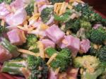 American Broccoli Salad With Ham Dinner