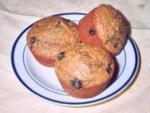 American Blueberry or Raisin Bran Muffins Dessert