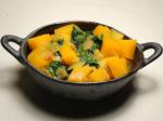 American Pumpkin and Spinach Curry Appetizer