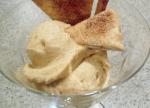 American Pumpkin Ice Cream With Spiced Pita Chips Dessert