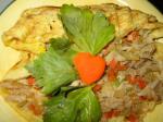 American Crab Meat or Shrimp Omelette Dinner