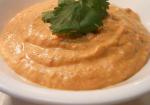 Indian Low Fat Red Pepper Hummus Dinner