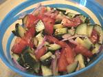 Iranian/Persian Salade Shirazi Tomato Cucumber Salad Appetizer