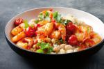American Quick Prawn Tagine With Preserved Lemon Couscous Recipe Appetizer