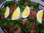 Swiss Spinach Salad With Warm Bacon Dressing Appetizer