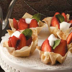 Australian Strawberry Tartlets Dessert