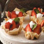 Australian Strawberry Tartlets Dessert