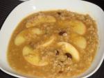 British Apple Cinnamon Oatmeal Porridge Dessert