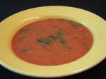 British Fresh Cream of Tomato Soup With Basil  Ww  Points Appetizer