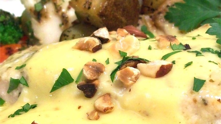 American Blender Sauce Noisette hollandaise with Hazelnut Butter Recipe Breakfast