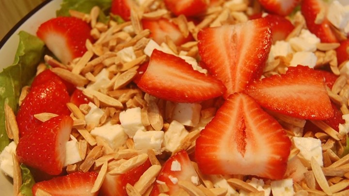 American Strawberry and Feta Salad Recipe Breakfast