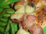 American minute Garlic Chicken With Potatoes Appetizer