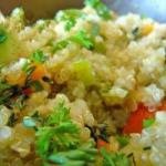 American Quinoa with Vegetables Appetizer