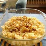 German Spatzle to Cheese Appetizer
