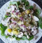 German Champignon Salat Mit Ei german Mushroom  Egg Salad Appetizer