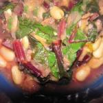 Italian Tuscan Beans Soup with Green Cabbage Appetizer