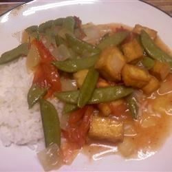 Vietnamese Braised Green Beans with Fried Tofu Recipe Appetizer