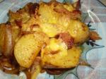 German Spicy Potatoes Wsmoked Gouda Bacon  Onions Appetizer