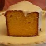 British Perfect Pound Cake with Sugar Glaze Topping Dessert