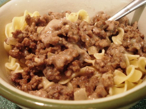 American Creamed Ground Beef Sos Appetizer