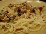 American Creamy Chicken on Linguine 2 Dinner