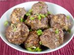 British Cheesy Fajita Meatballs En Dinner