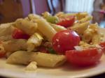 Canadian Lemon Pasta Salad With Tomatoes and Feta Appetizer