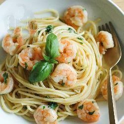 American Spaghetti with Shrimps 1 Appetizer