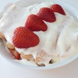 American Strawberrytiramisu Without Alcohol Dessert