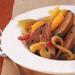 American Stewed Duck Breasts with Celery and Orange Appetizer