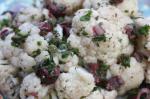 Cauliflower Anchovy and Olive Salad recipe