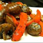 Chinese Mushrooms with Peppers Appetizer