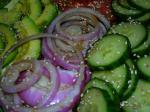 American Cool Oriental Cucumber Salad Appetizer