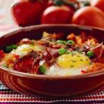 British Andalusian Flamenco Eggs huevos a La Flamenca Dinner