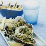 Toasted Oysters with Fennel and Spinach recipe