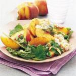 American Peach with Cottage Cheese Dessert