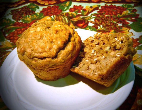 American Maple Pear Oatmeal Muffins Dessert