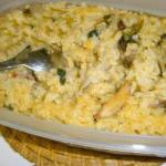 American Risotto of Chicken with Mushroom Appetizer