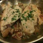 French Chicken with Bacon and Onions Appetizer