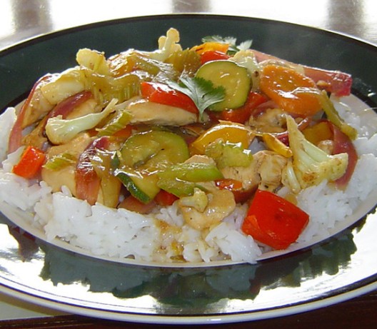 American Lemony Stir Fry Sauce Dinner