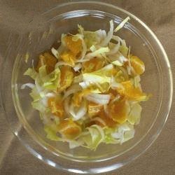 American Chicory Salad with Mandarins Dessert